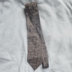 Ermenegildo Zegna Brown and Gold Paisley Tie